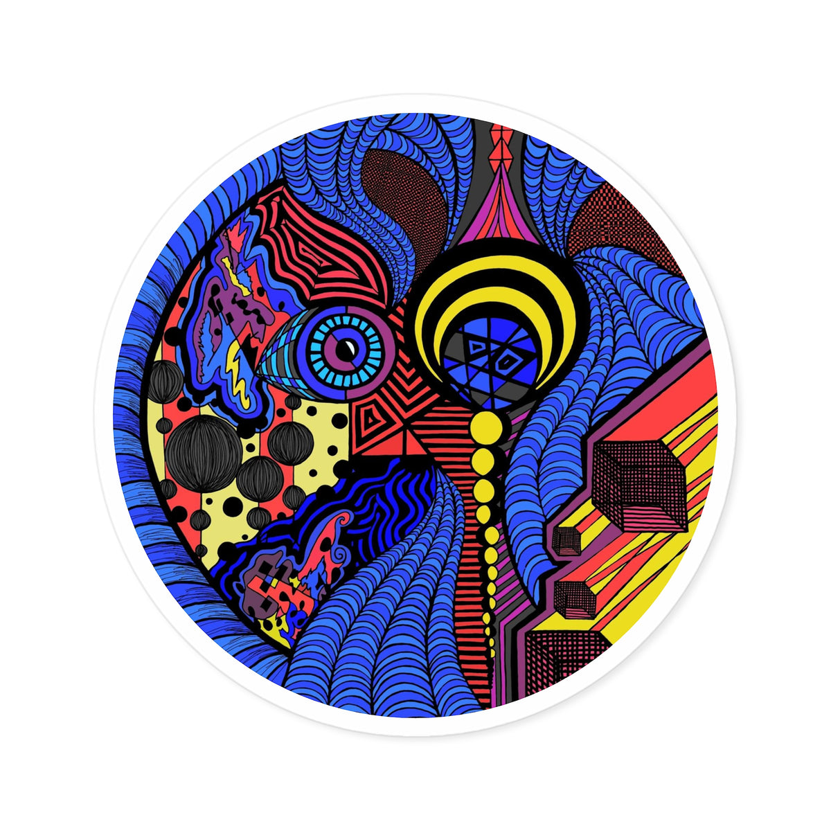 Round Stickers, Indoor\Outdoor