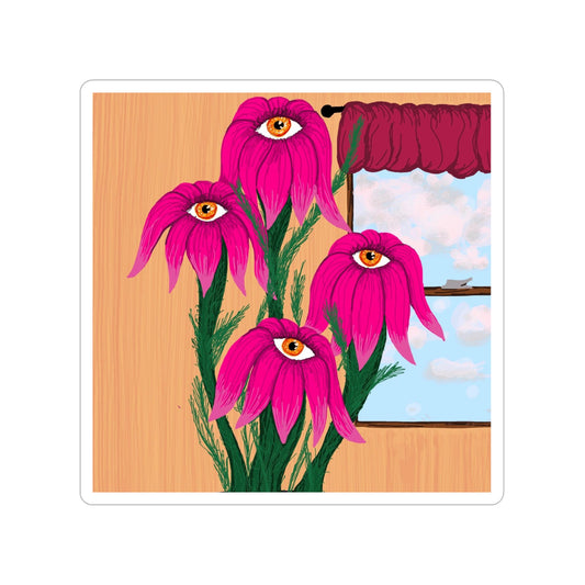 Transparent Outdoor Stickers, Die-Cut, 1pcs