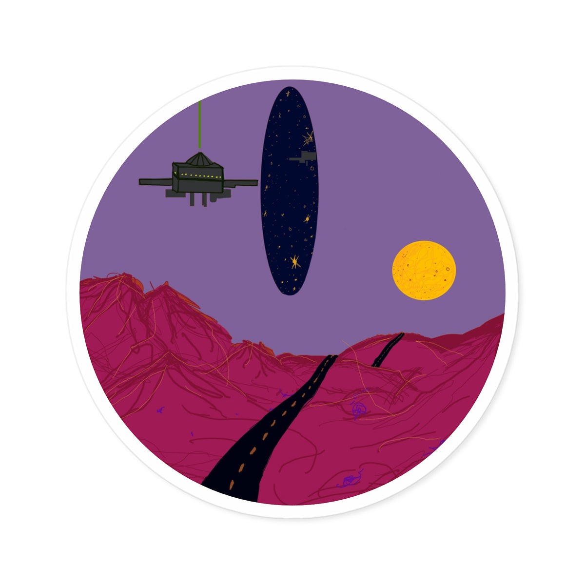 Round Stickers, Indoor\Outdoor