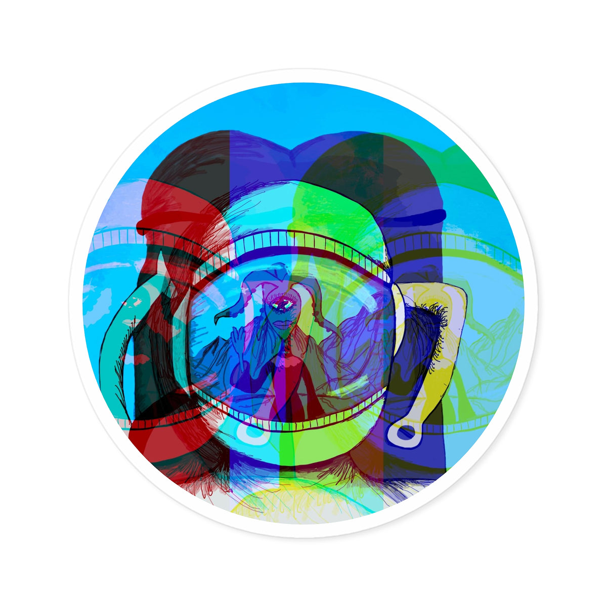Round Stickers, Indoor\Outdoor